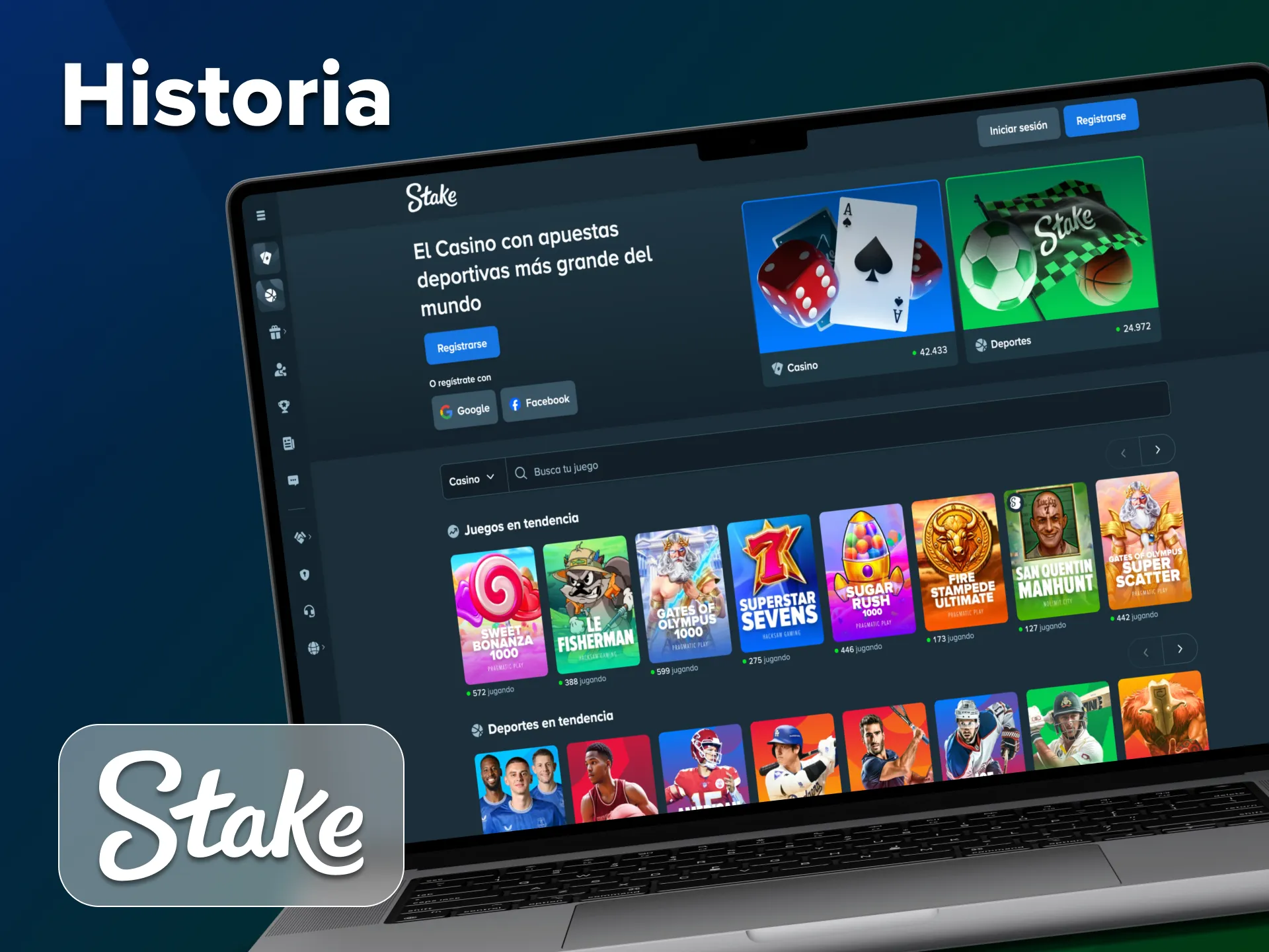 Obtenga más información sobre la historia de la plataforma Stake.