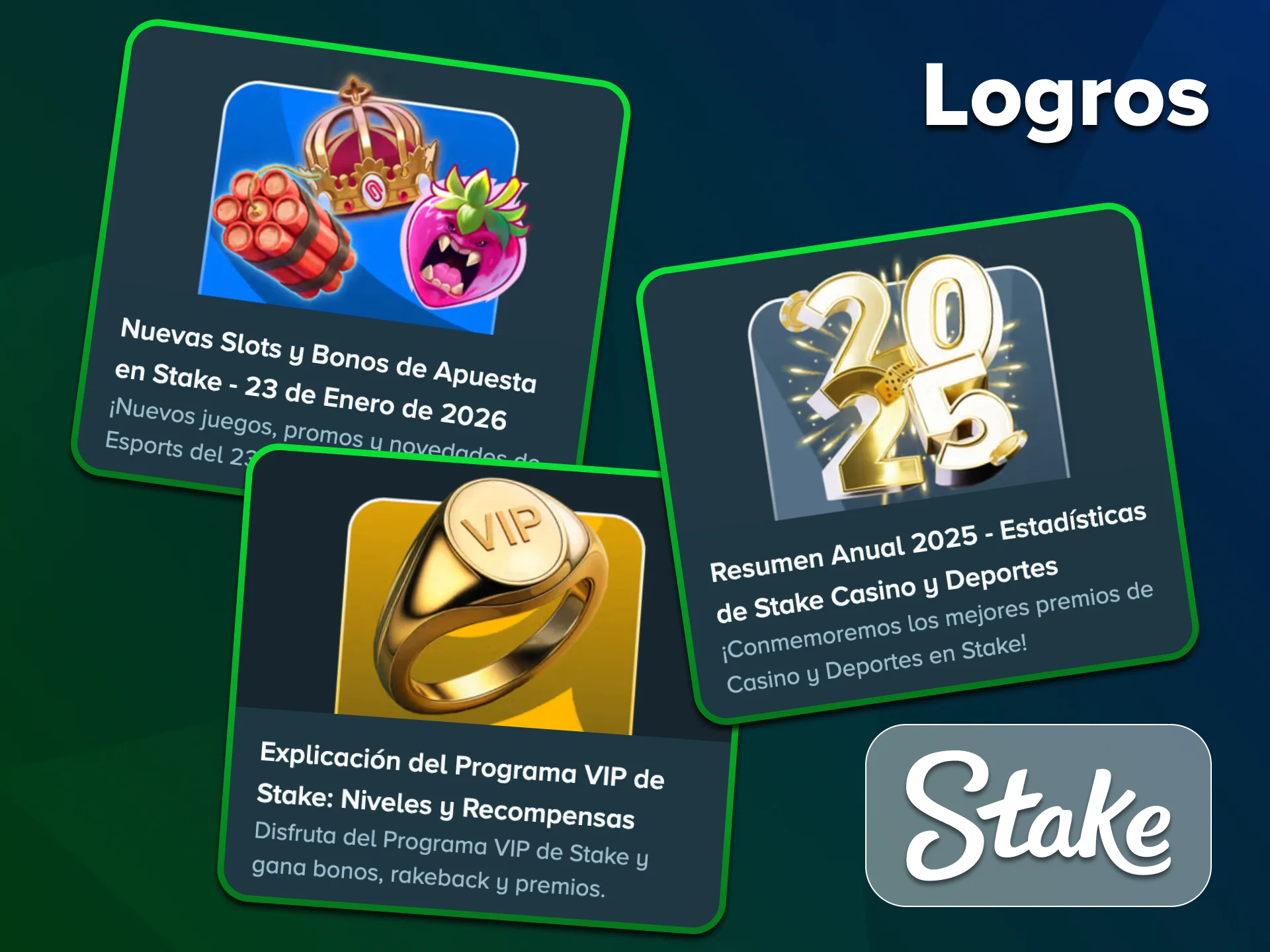 Stake ofrece una amplia gama de mercados de apuestas y juegos de casino.
