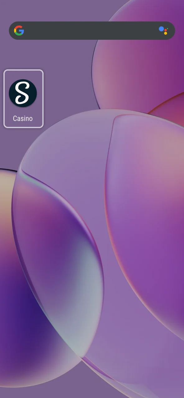Pulsa el icono de la app de Stake para ingresar rápidamente.