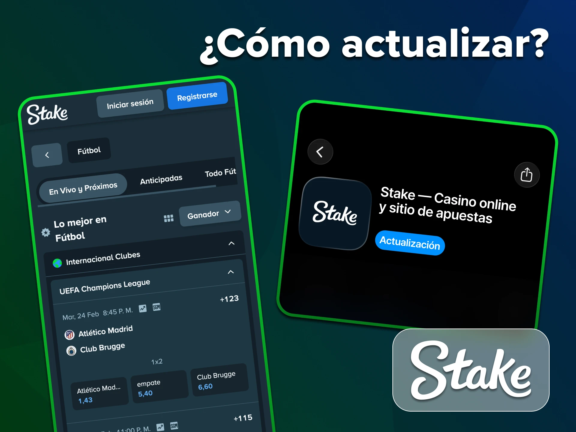 Aprende cómo obtener la última versión de la aplicación Stake.