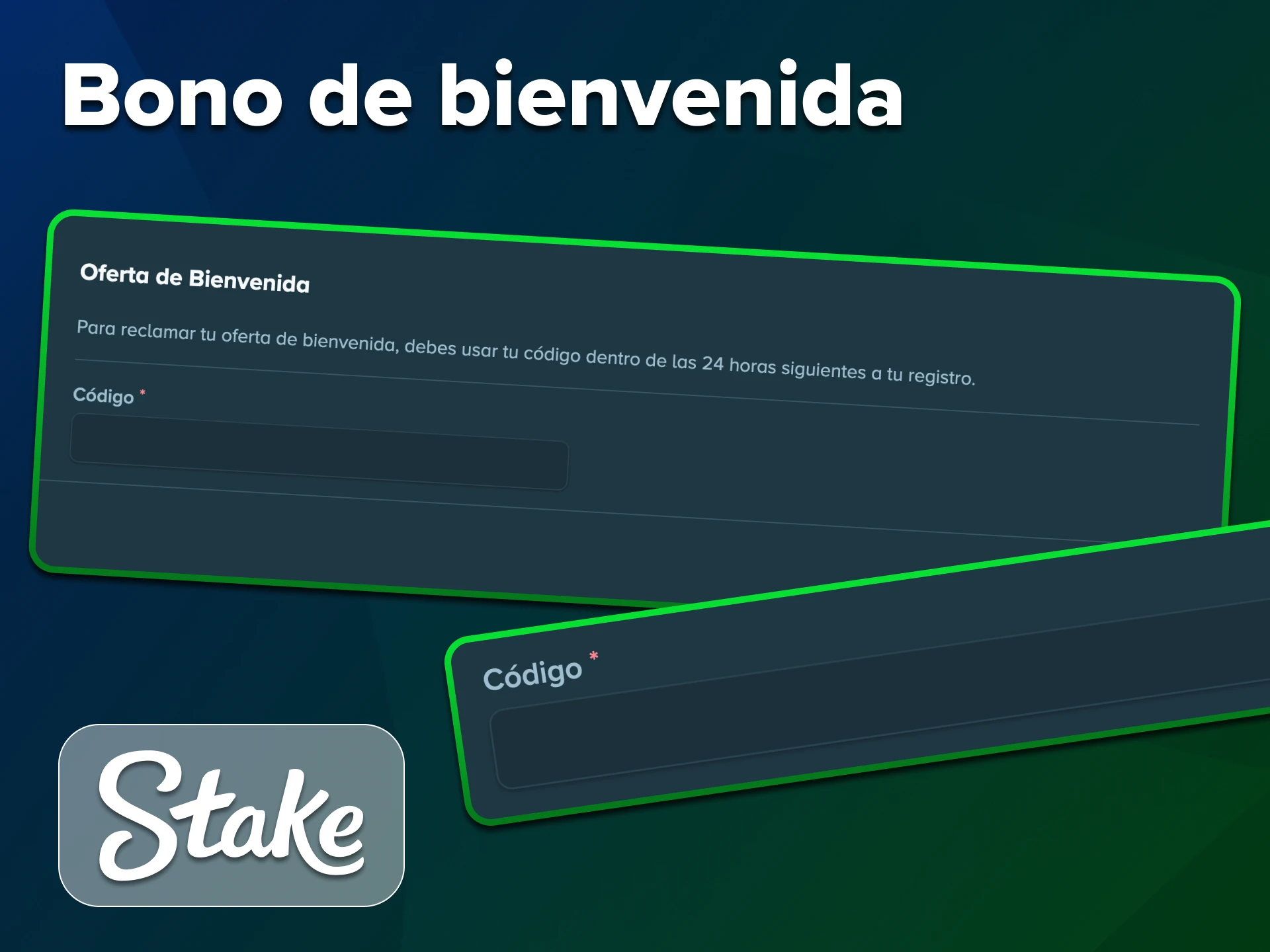 Crea una cuenta en Stake y obtén beneficios especiales de bienvenida.