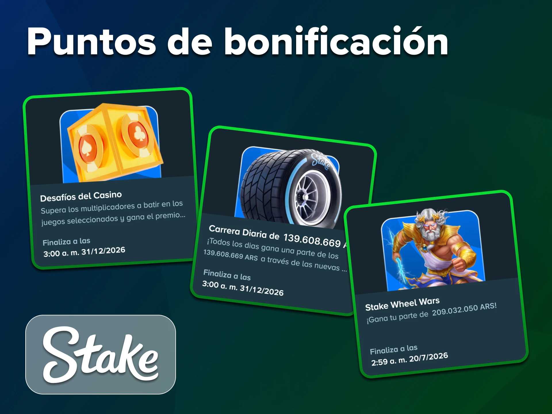 Obtenga acceso a diversos beneficios a través de los códigos Stake.