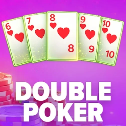 Disfruta la mezcla de póker и tragamonedas en Double Poker con Stake.