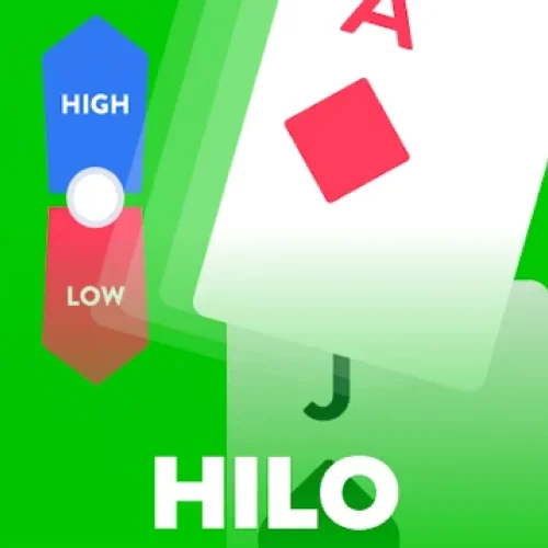 El juego Hilo en Stake consiste en adivinar si la siguiente carta es mayor o menor.