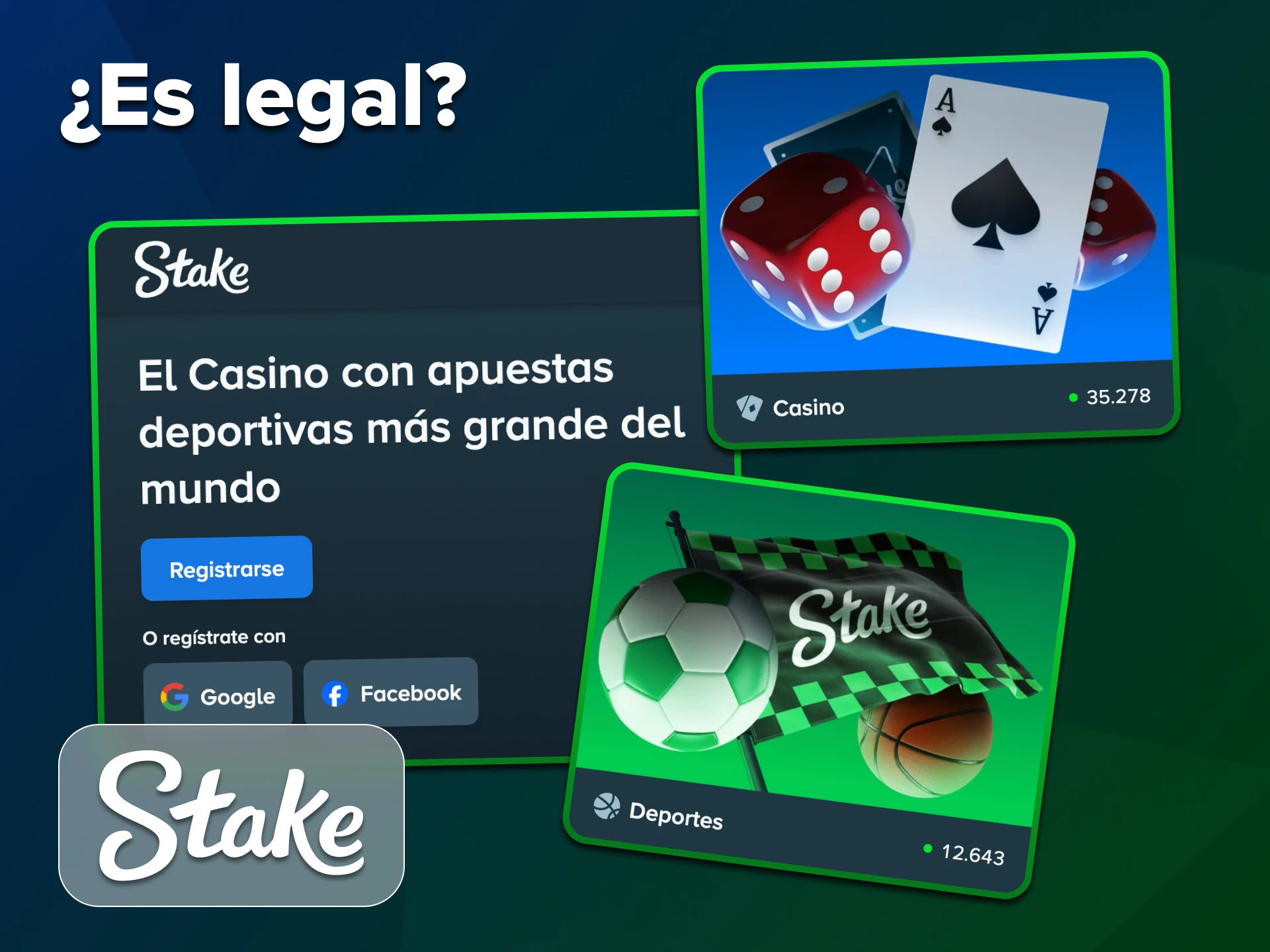 Stake opera bajo licencia internacional de Curacao eGaming.