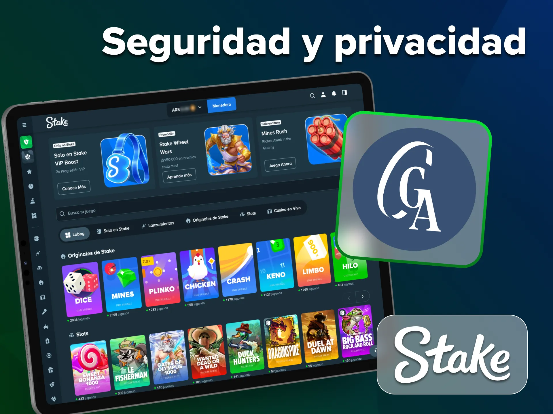 Stake protege tu información con sistemas de seguridad avanzados.