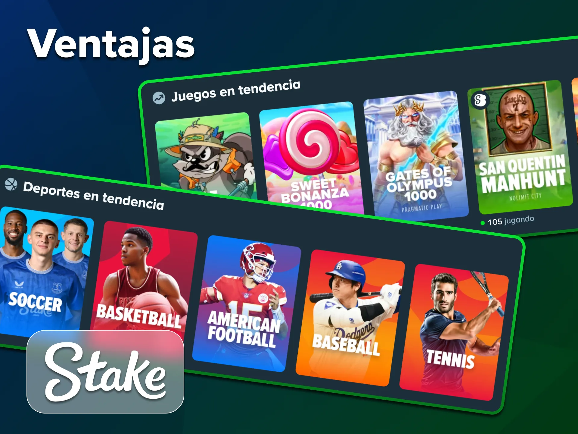 Únete ahora a la plataforma Stake y obtén un montón de ventajas.