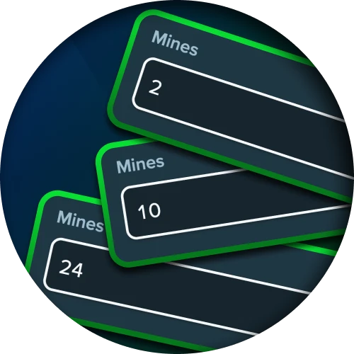 Puedes personalizar completamente el riesgo en Stake Mines.