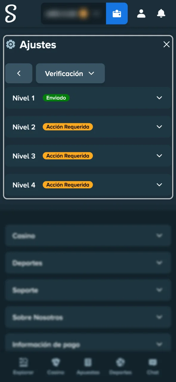 El proceso KYC en Stake garantiza la seguridad de tus transacciones.