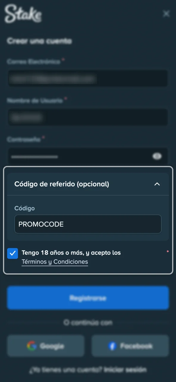 El código de referido en Stake te permite acceder a beneficios únicos.