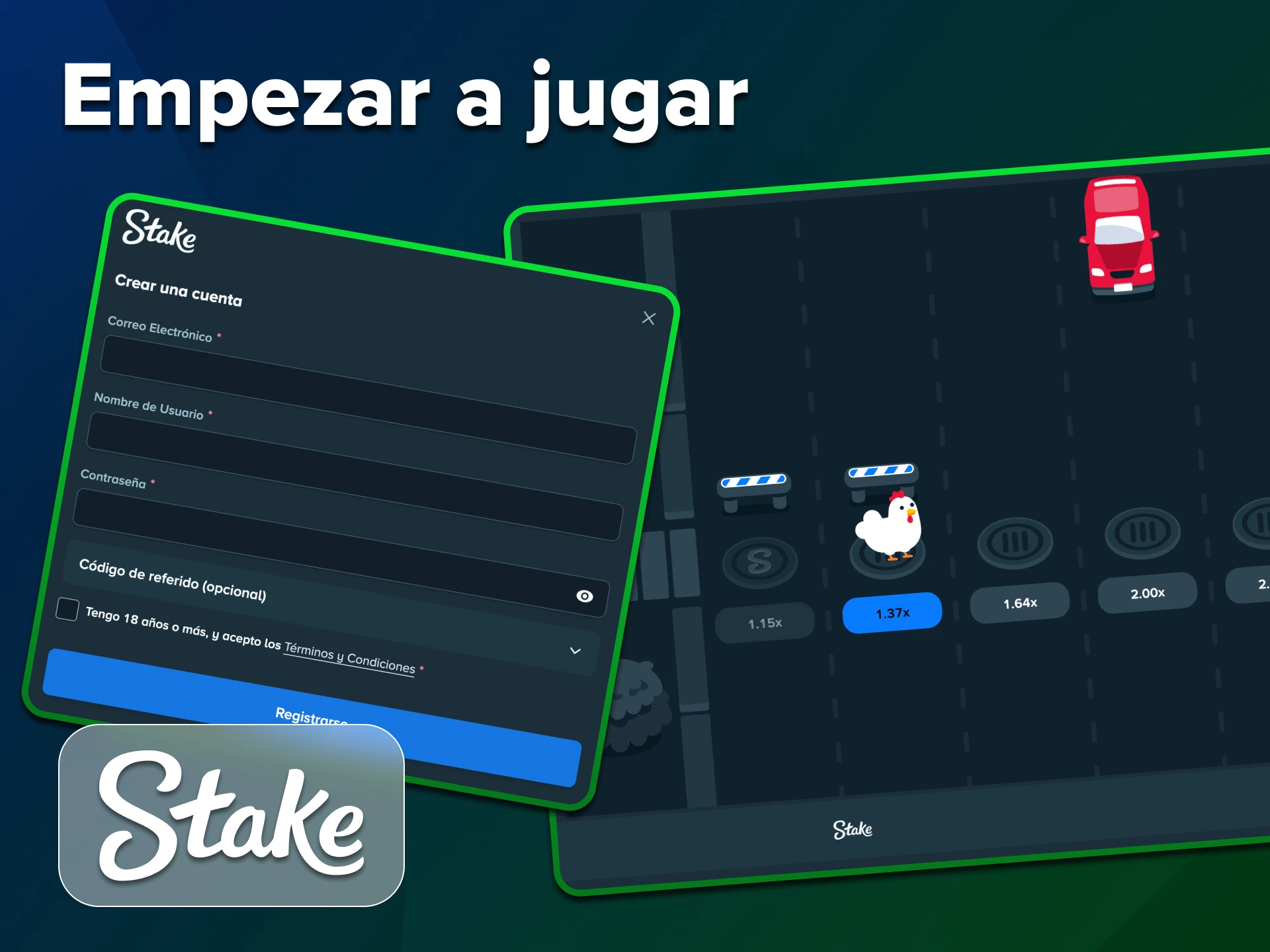 Siga los pasos para acceder a la categoría Stake Originals.