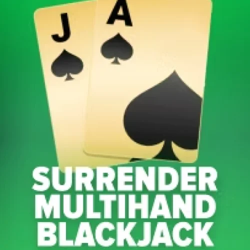 Disfruta la volatilidad alta de Surrender Multihand Blackjack en Stake.