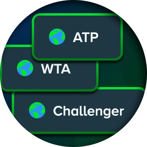 Stake ofrece una cobertura integral de los torneos de tenis.