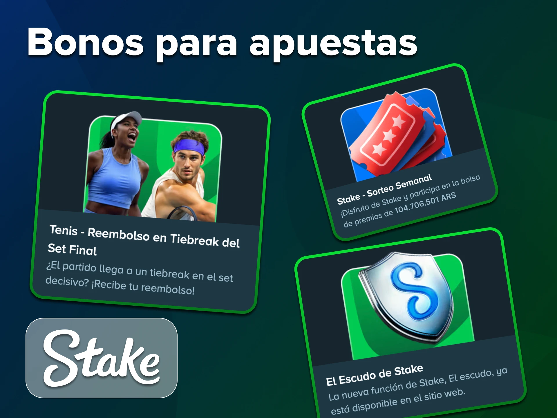 Mejora tus apuestas de tenis con las promociones oficiales de Stake.